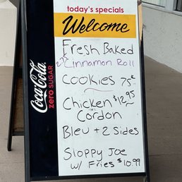 Daily specials. Daily specials.