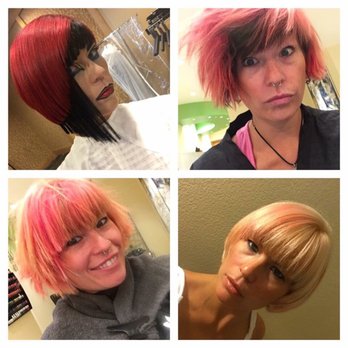Bleach & Brawn - This was the original "project". Hair show to dull fade out, mid transformation, final result! - Hair Salons Near Me - Vista, California Bleach & Brawn - This was the original "project". Hair show to dull fade out, mid transformation, final result! - Hair Salons Near Me - Vista, California