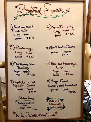 Menu photo 8 Whispering Orchards Cleveland, WI