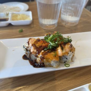 X-Fish - IG: @no.ni.eats | Baked Salmon Roll - Sushi Bars Near Me - Brea, California X-Fish - IG: @no.ni.eats | Baked Salmon Roll - Sushi Bars Near Me - Brea, California