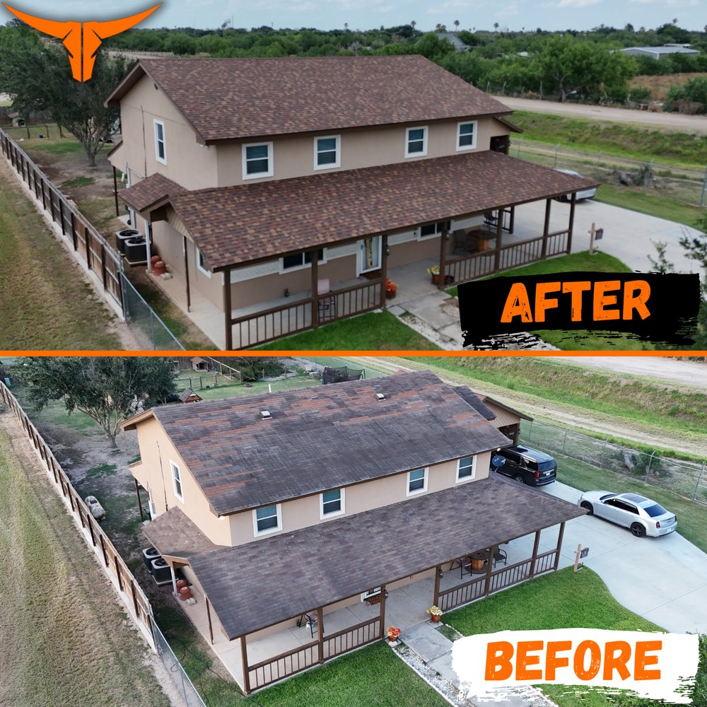 Slide of Longhorn Roofing