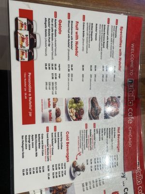 Menu photo 3 Nutella Cafe Chicago, IL Menu photo 3 Nutella Cafe Chicago, IL