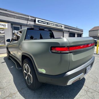 Auto Design Pro - Rivian R1T matte wrap and ceramic tint. - Auto Detailing Near Me - Pittsburg, California