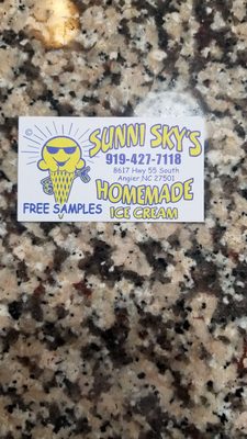 Sunni Sky's Homemade Ice Cream by null