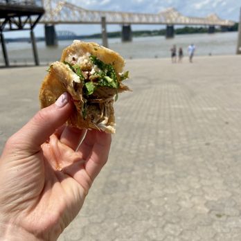 Happy Belly Bistro - Pork Tacos- SO juicy (in the best way). Grab some napkins! - Pop-Up Restaurants Near Me - Louisville, Kentucky Happy Belly Bistro - Pork Tacos- SO juicy (in the best way). Grab some napkins! - Pop-Up Restaurants Near Me - Louisville, Kentucky