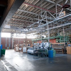 The Oriole Mill - Natural light in The Oriole Mill weave room.