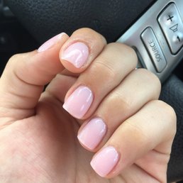 Dip powder manicure