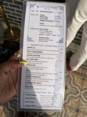 Menu photo 1 Perch Los Angeles, CA