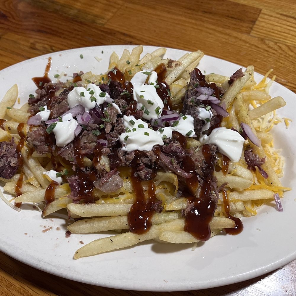 Loaded BBQ Pulled Pork Fries Loaded BBQ Pulled Pork Fries