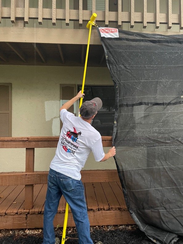 Slide of Mighty Dog Roofing of The Woodlands Area