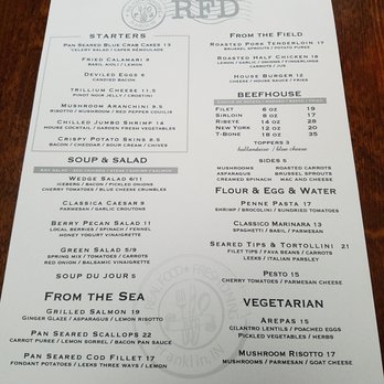 RFD Franklin - soft opening menu (still being tweaked) - Steakhouses Near Me - Franklin, Indiana