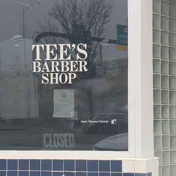 Tee’s Barber Shop - Doorway to Tee's Barbershop, 120 Greenwood Avenue, Tulsa, Oklahoma. - Barbers Near Me - Tulsa, Oklahoma Tee’s Barber Shop - Doorway to Tee's Barbershop, 120 Greenwood Avenue, Tulsa, Oklahoma. - Barbers Near Me - Tulsa, Oklahoma
