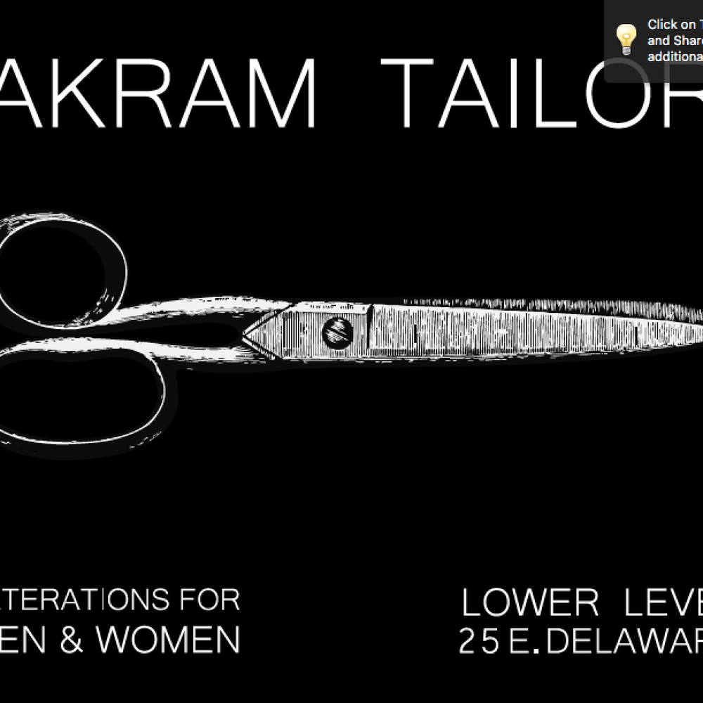 Akram Hanna - They are in the Rag and Bone Building downstairs! - Sewing & Alterations Near Me - Chicago, Illinois