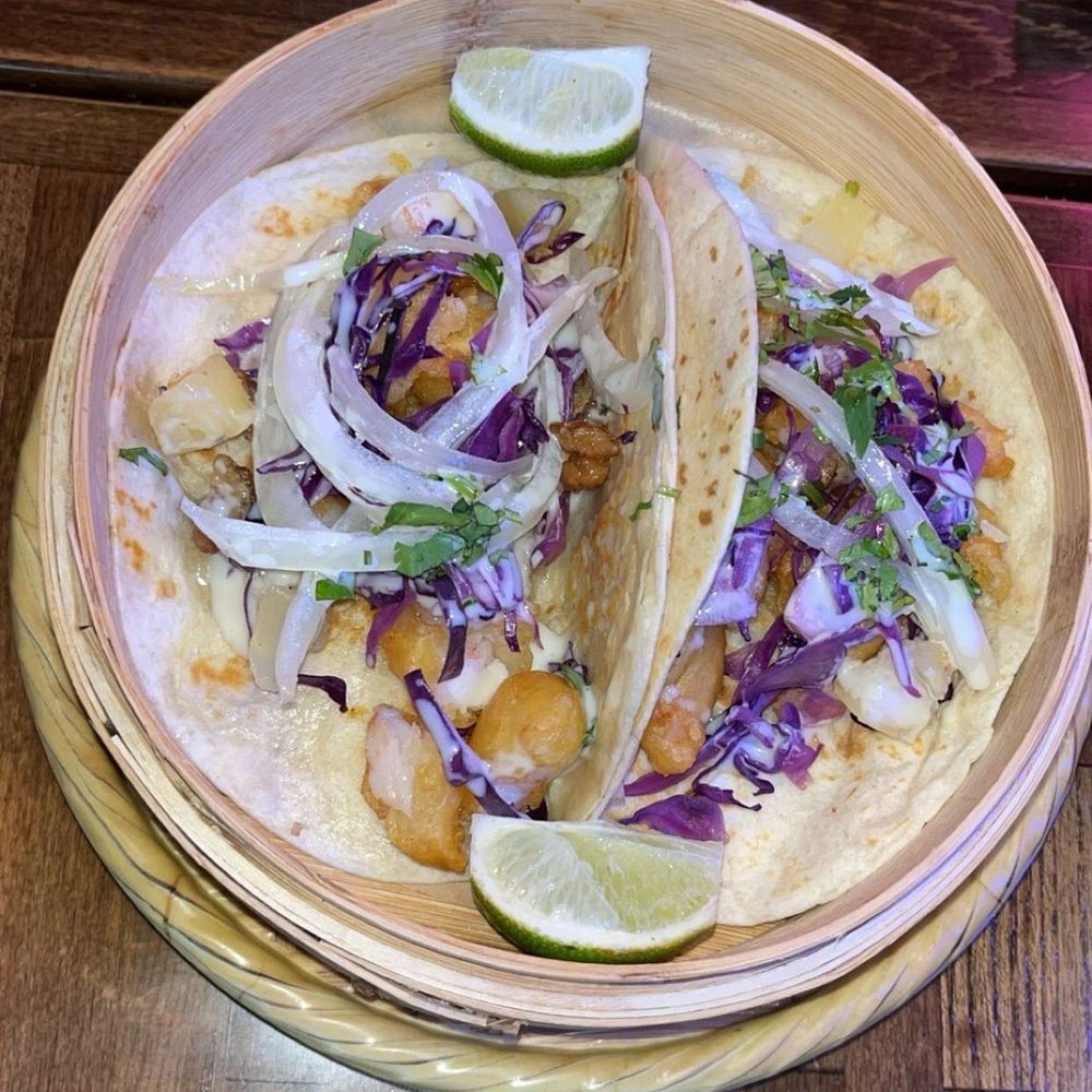 Dragon Casa - Honey Shrimp Taco - Asian Fusion Near Me - Dallas, Texas