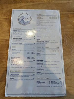 Menu photo 1 Coastal Thai Wyandotte, MI
