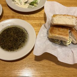 Bread & Olive oil with herbs