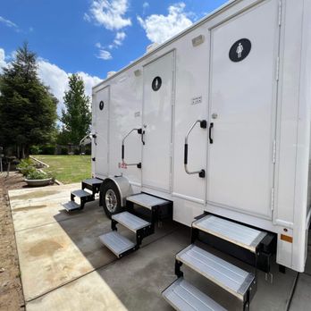 Rent A Toilet - 3 stall luxury restroom trailer for events - Portable Toilet Services Near Me - Modesto, California Rent A Toilet - 3 stall luxury restroom trailer for events - Portable Toilet Services Near Me - Modesto, California