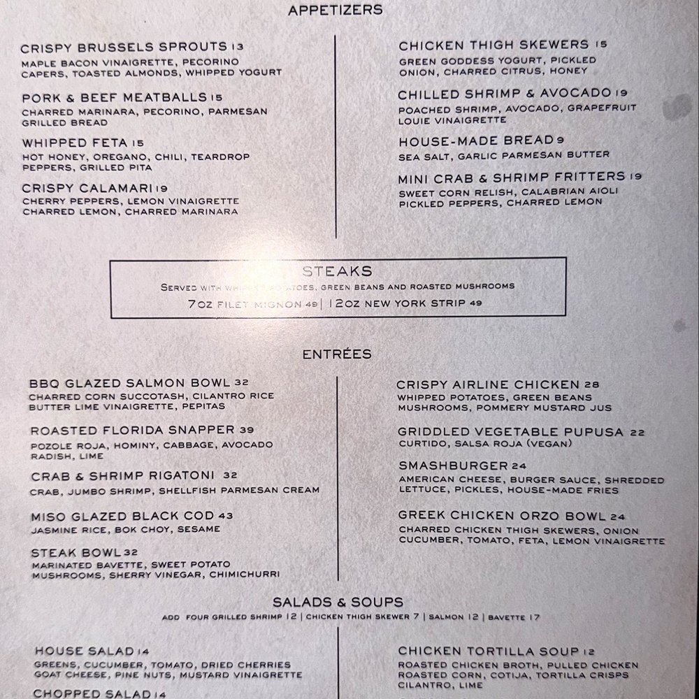 Foodie menu Foodie menu