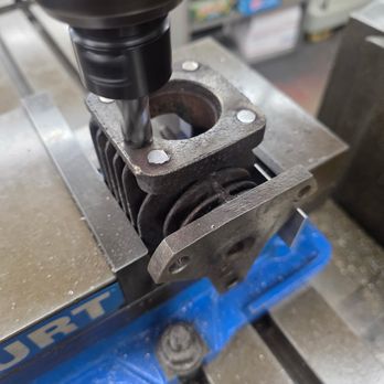 Delga Prototype Machine Shop - Porsche 930 wastegate housing - Metal Fabricators Near Me - Canoga Park, California Delga Prototype Machine Shop - Porsche 930 wastegate housing - Metal Fabricators Near Me - Canoga Park, California