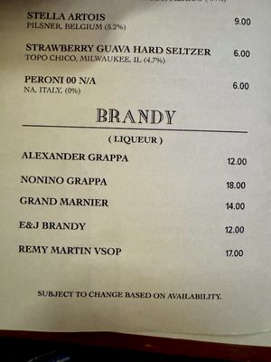 Menu photo 2 Quartino Ristorante The Colony, TX Menu photo 2 Quartino Ristorante The Colony, TX