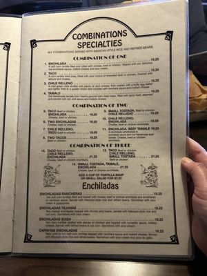 Menu photo 2 La Capilla Mexican Restaurant Torrance, CA