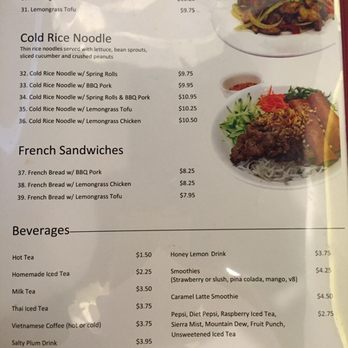 Pho 27 Cafe - Menu page 4 - Vietnamese Near Me - Honolulu, Hawaii