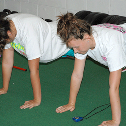 Strength & Performance Training - Athletes enjoying SAPT's community training atmosphere.