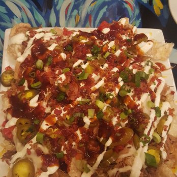 Chanticleer Eatery - Triple pork nachos OMG these are a MUST!!! - American Near Me - Santa Rosa Beach, Florida