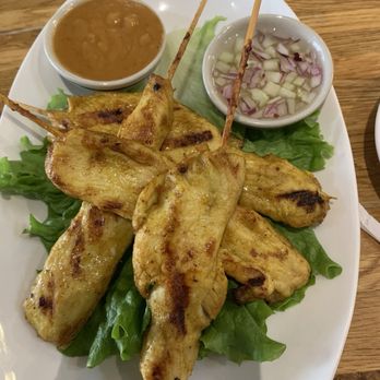 Ayada Thai - A3. Satay Chicken - Thai Near Me - Elmhurst, New York