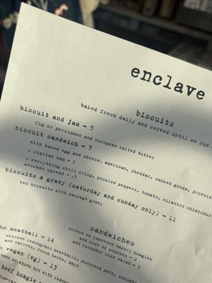 Menu photo 5 Enclave Cafe Cleveland, OH Menu photo 5 Enclave Cafe Cleveland, OH