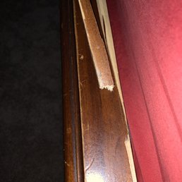 Wood side rail to my canopy bed Wood side rail to my canopy bed