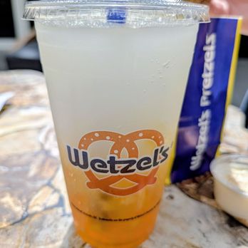 Wetzel's Pretzels - Frozen Mango Boba Lemonade - Pretzels Near Me - Valencia, California Wetzel's Pretzels - Frozen Mango Boba Lemonade - Pretzels Near Me - Valencia, California