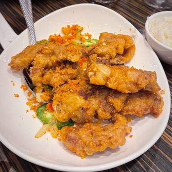 Ginger - Crispy & Spicy Pork Chop - Chinese Near Me - National Harbor, Maryland Ginger - Crispy & Spicy Pork Chop - Chinese Near Me - National Harbor, Maryland