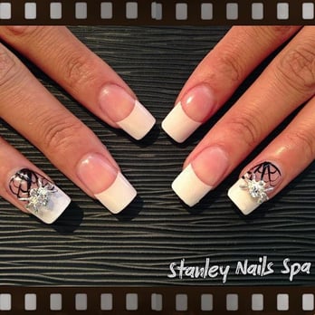 Stanley Nails & Spa - solar with frech tips and designs - Nail Salons Near Me - Burnaby, British Columbia Stanley Nails & Spa - solar with frech tips and designs - Nail Salons Near Me - Burnaby, British Columbia