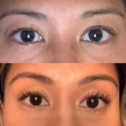 Above photo: how my lashes looked a few hours after my lift. Below photo: lashes 24+ hours after lift with mascara applied. Above photo: how my lashes looked a few hours after my lift. Below photo: lashes 24+ hours after lift with mascara applied.