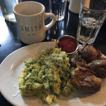 Smith - Seasonal scramble in April. Delicious and those potatoes are on point! - Bars Near Me - Seattle, Washington