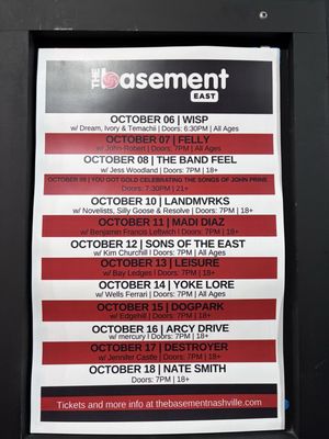 The Basement East by null