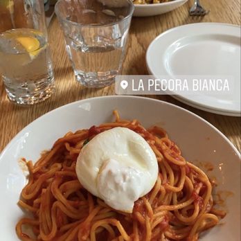 La Pecora Bianca SoHo - Spaghetti Pomodoro and Garganelli - Mediterranean Near Me - New York, New York