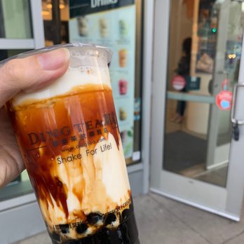 Ding Tea PSU - Monster boba latte - Bubble Tea Near Me - Portland, Oregon