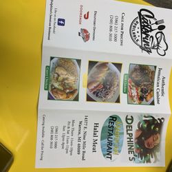 Delphine Jamaican Restaurant - Menu