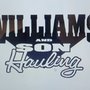 Photo of Williams and son hauling