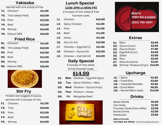 Menu photo 5 Bento Tacoma, WA Menu photo 5 Bento Tacoma, WA