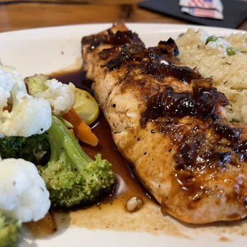 Ashling Kitchen and Bar - Irish Whiskey Glazed Salmon - New American Near Me - Crofton, Maryland