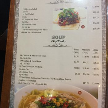 Hello Vietnam Restaurant - Menu - Vietnamese Near Me - Christchurch, CAN Hello Vietnam Restaurant - Menu - Vietnamese Near Me - Christchurch, CAN