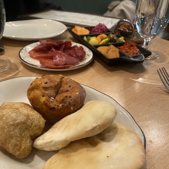 AMBAR Restaurant, Clarendon - Amazing bread sample plate! - Modern European Near Me - Arlington, Virginia