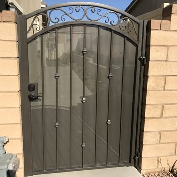 Diego Iron Company - custom gate at side yard - Metal Fabricators Near Me - Lancaster, California Diego Iron Company - custom gate at side yard - Metal Fabricators Near Me - Lancaster, California