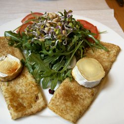 Kleinhuis Cafe & Weinstube - Pfannkuchen mit Ziegenkäse
