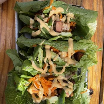 The Tipsy Oak - Pork belly lettuce wrap tacos - Gastropubs Near Me - Arlington, Texas The Tipsy Oak - Pork belly lettuce wrap tacos - Gastropubs Near Me - Arlington, Texas