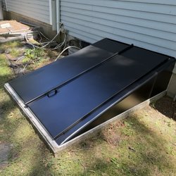Bulkhead Doors - My new powder coated bulkhead!