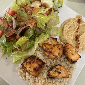 Tete’s Kitchen - Chicken kabob plate - Mediterranean Near Me - Clovis, California